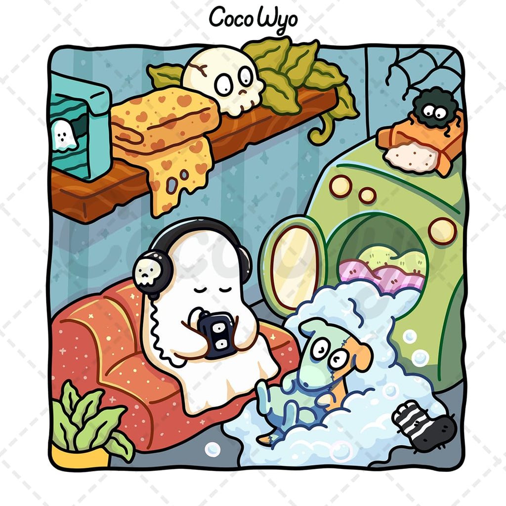 Spooky Cutie: Vol. 2 Coloring Book for Adults and Teens Featuring Lovely Creepy Creatures in Cozy Moments for Relaxation