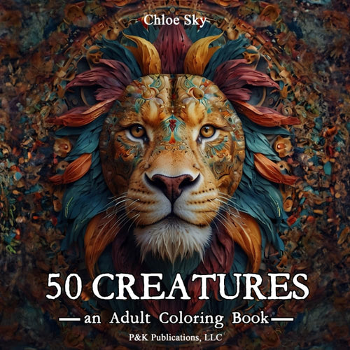 50 Creatures: an Adult Coloring Book (Parent and Me Coloring Time)