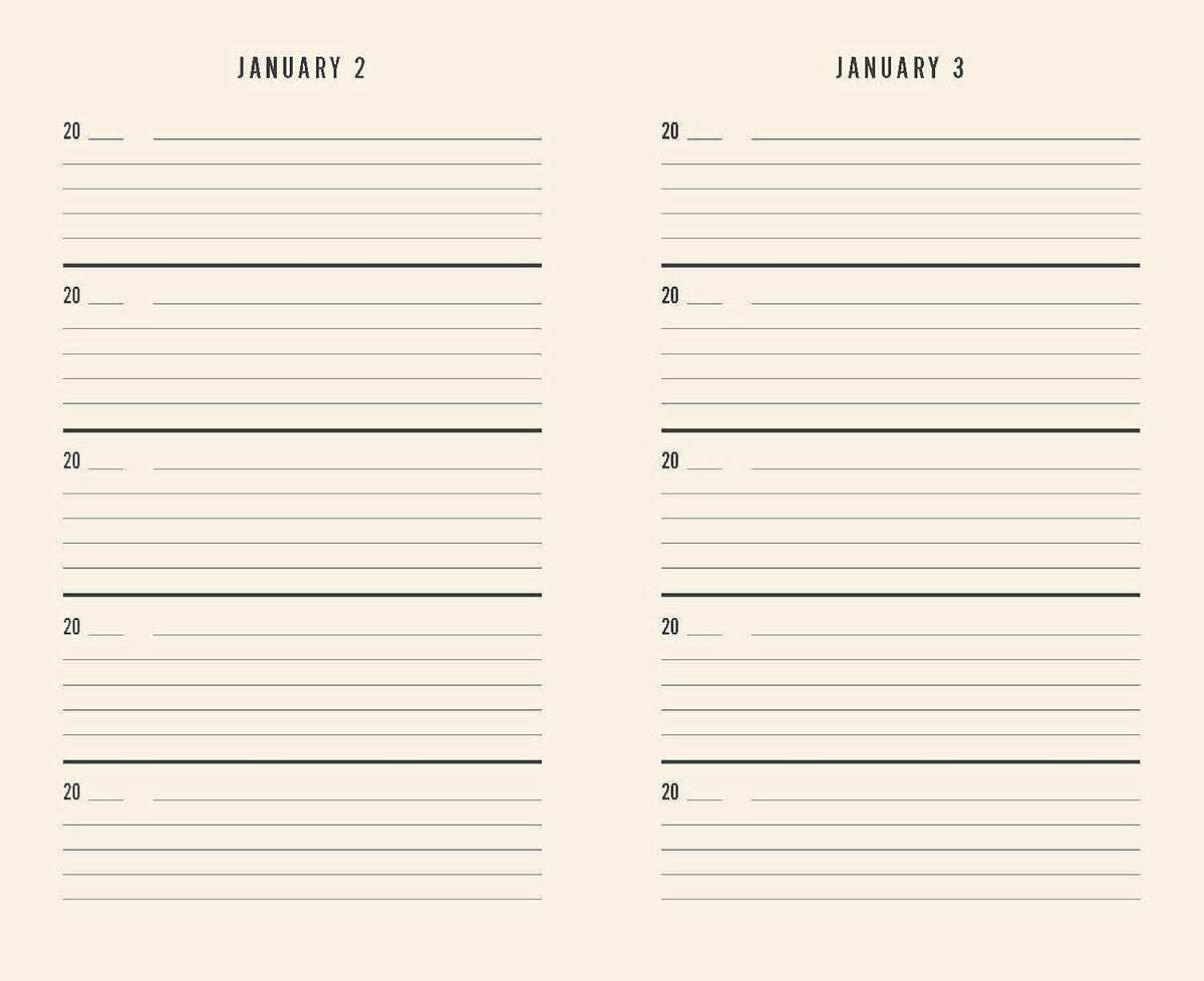 Canvas One Line a Day: a Five-Year Memory Book (Yearly Memory Journal and Diary, Natural Canvas Cover)