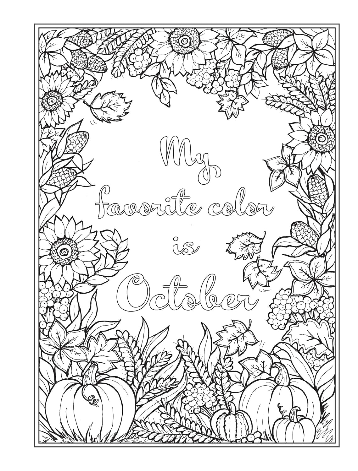 Creative Haven Autumn Harvest Coloring Book (Adult Coloring Books: Seasons)