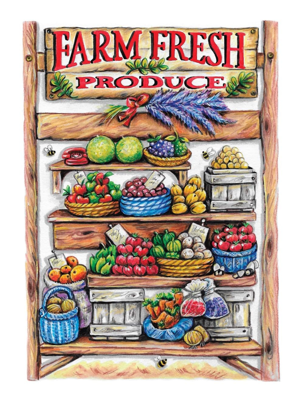 Creative Haven Country Charm Coloring Book (Adult Coloring Books: in the Country)