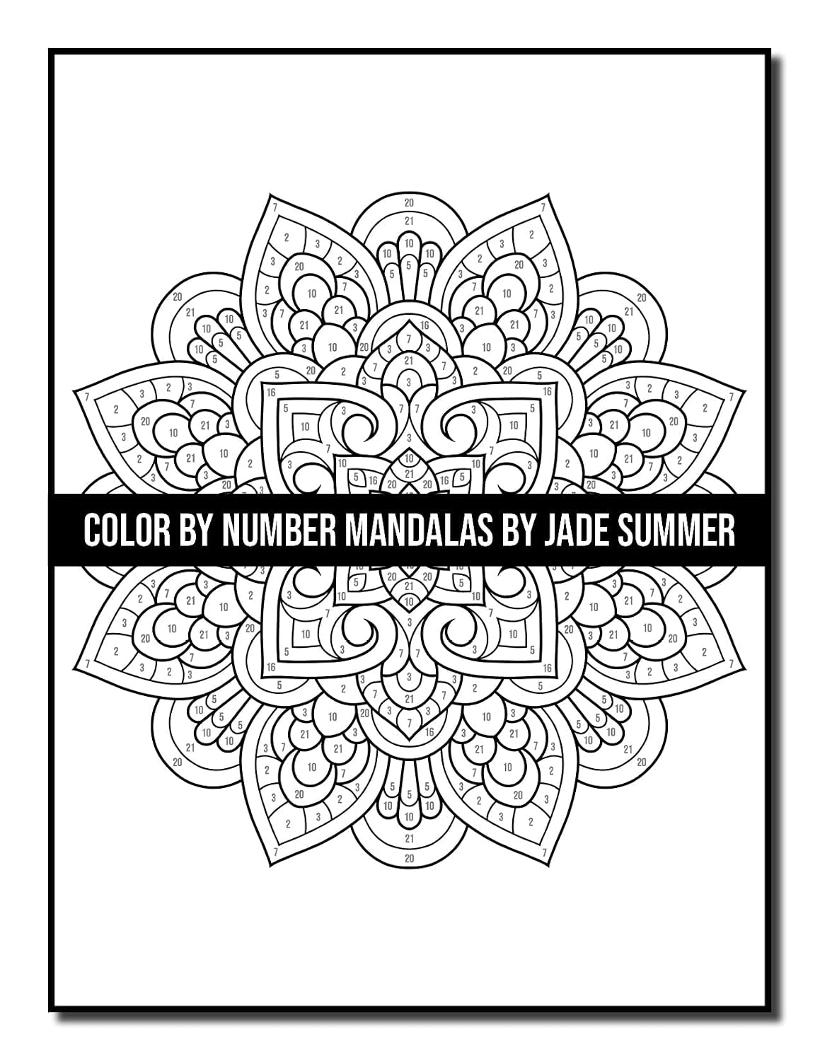 Color by Number Mandalas: an Adult Coloring Book with Fun, Easy, and Relaxing Coloring Pages (Color by Number Coloring Books)