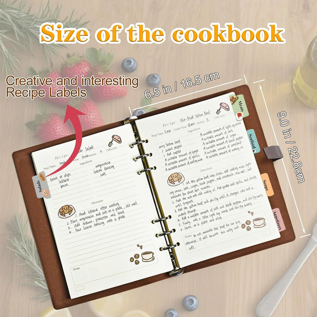 Blank Recipe Book to Write in Your Own Recipes