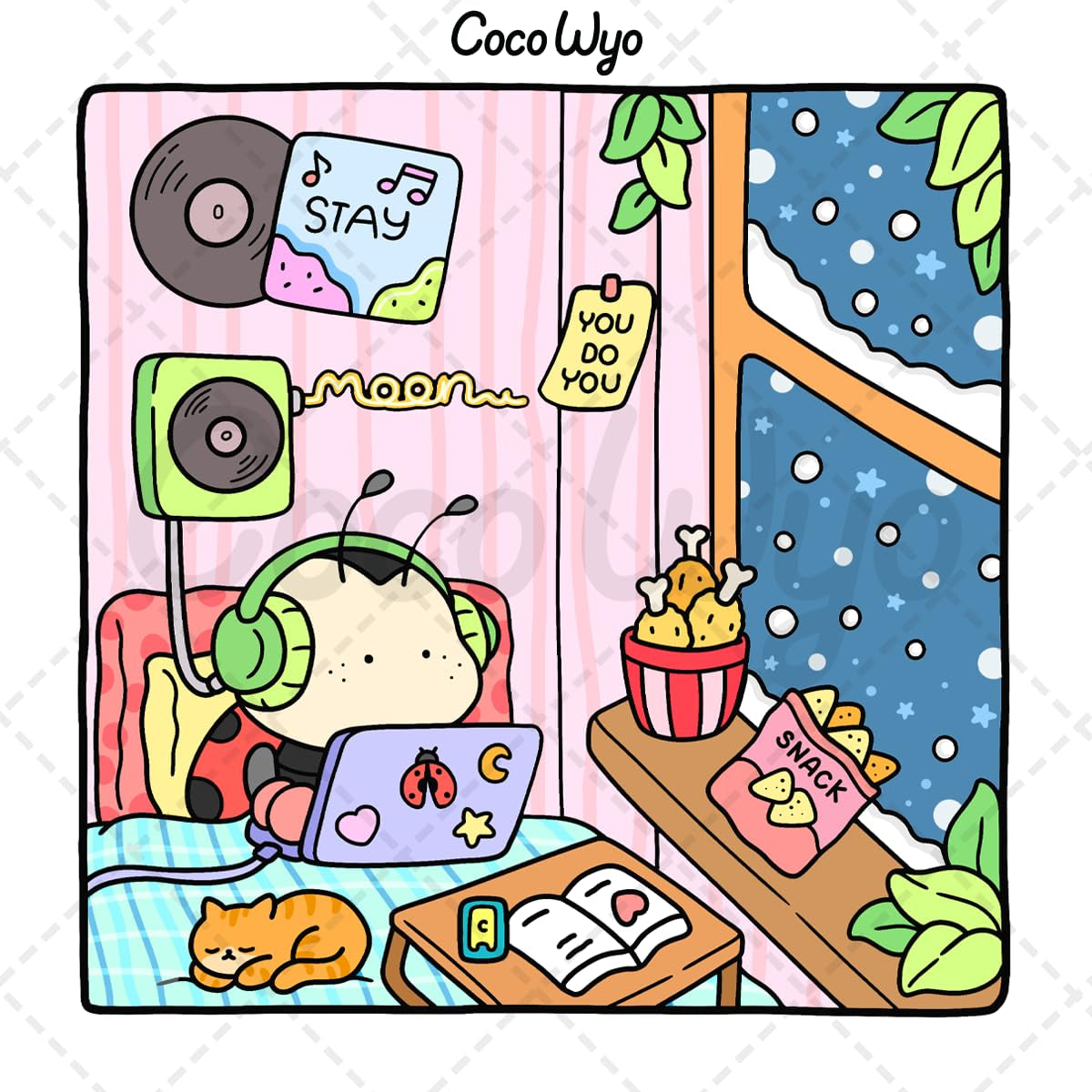 Cozy Friends: Coloring Book for Adults and Teens Featuring Super Cute Animal Characters with Easy and Simple Designs for Relaxation
