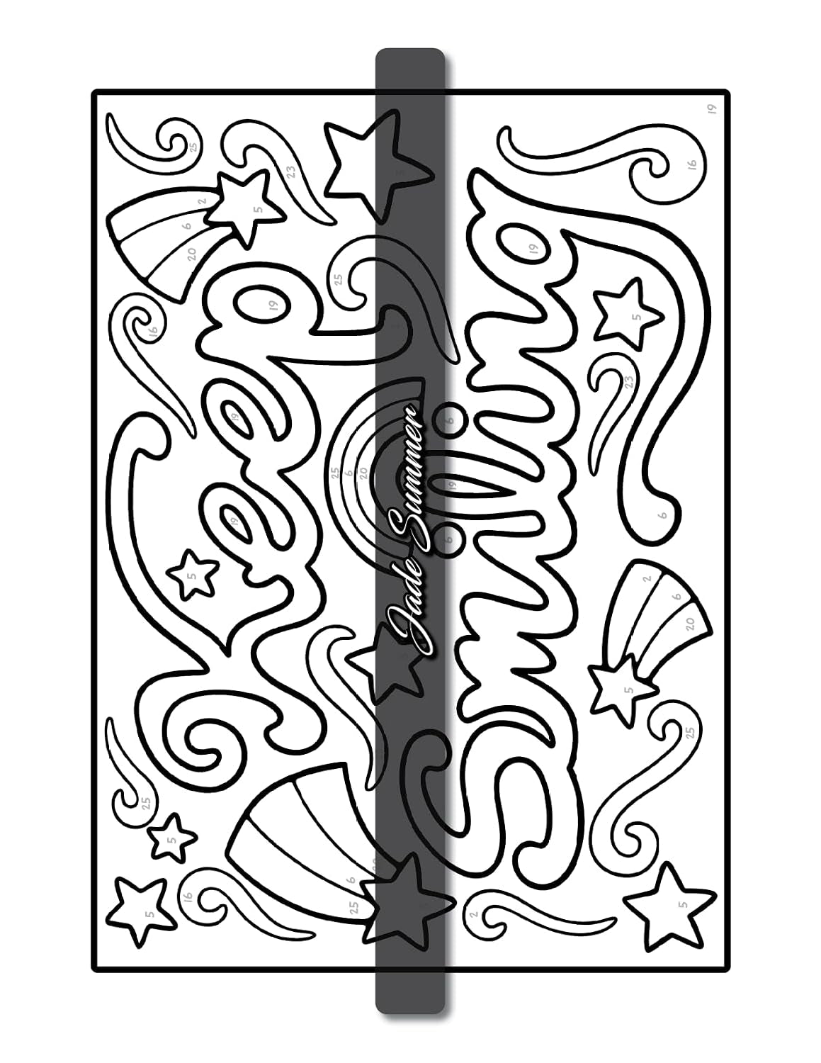 Simple Color by Number: a Coloring Book with Easy, Bold, and Large Print Designs for Adults, Teens, Seniors, and Beginners