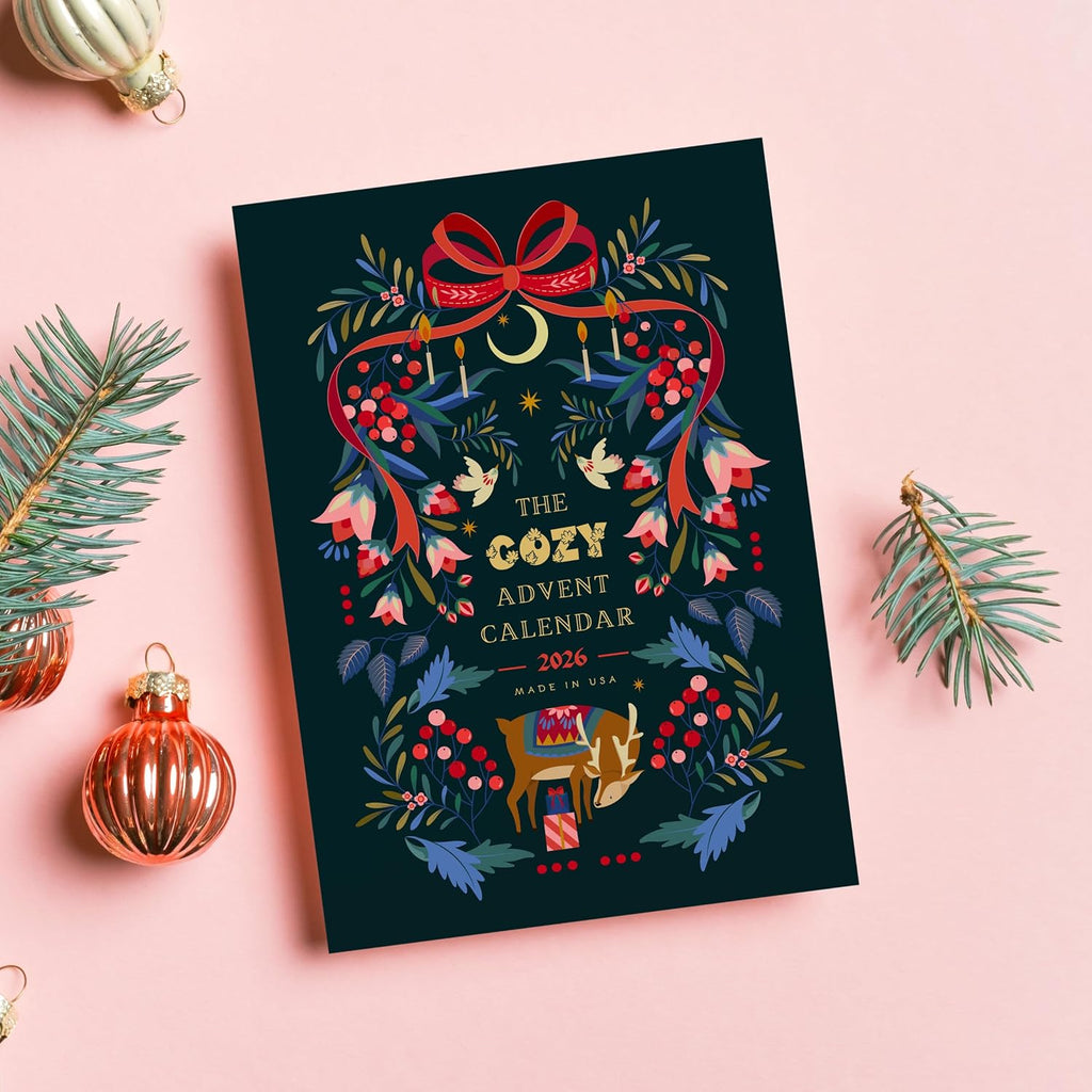 The Cozy Advent Calendar for Adults: Give the Gift of Puzzles, Coloring, Brain Teaser Games, Self-Care, and More. a 24-Day Christmas Activity Book (2026 Christmas Countdown Collection)
