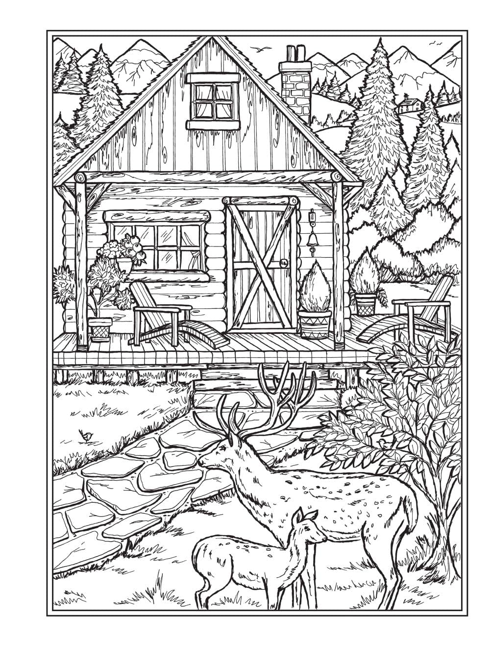 Creative Haven Wish You Were Here! Coloring Book (Adult Coloring Books: World & Travel)