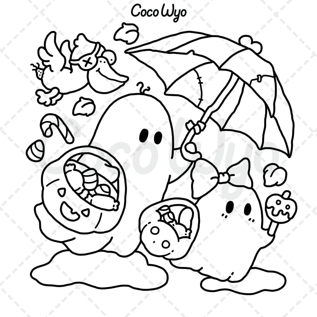 Spooky Cutie: Vol. 2 Coloring Book for Adults and Teens Featuring Lovely Creepy Creatures in Cozy Moments for Relaxation