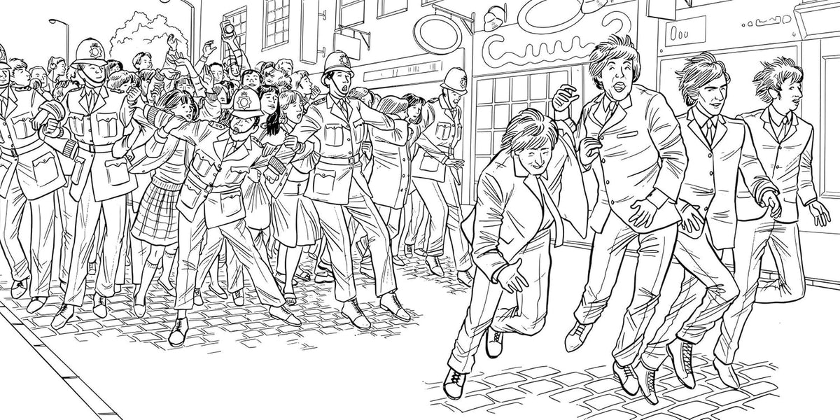 The Beatles Coloring Book-Adult Coloring Book: Join the Fab Four on a Magical Mystery Coloring Tour!