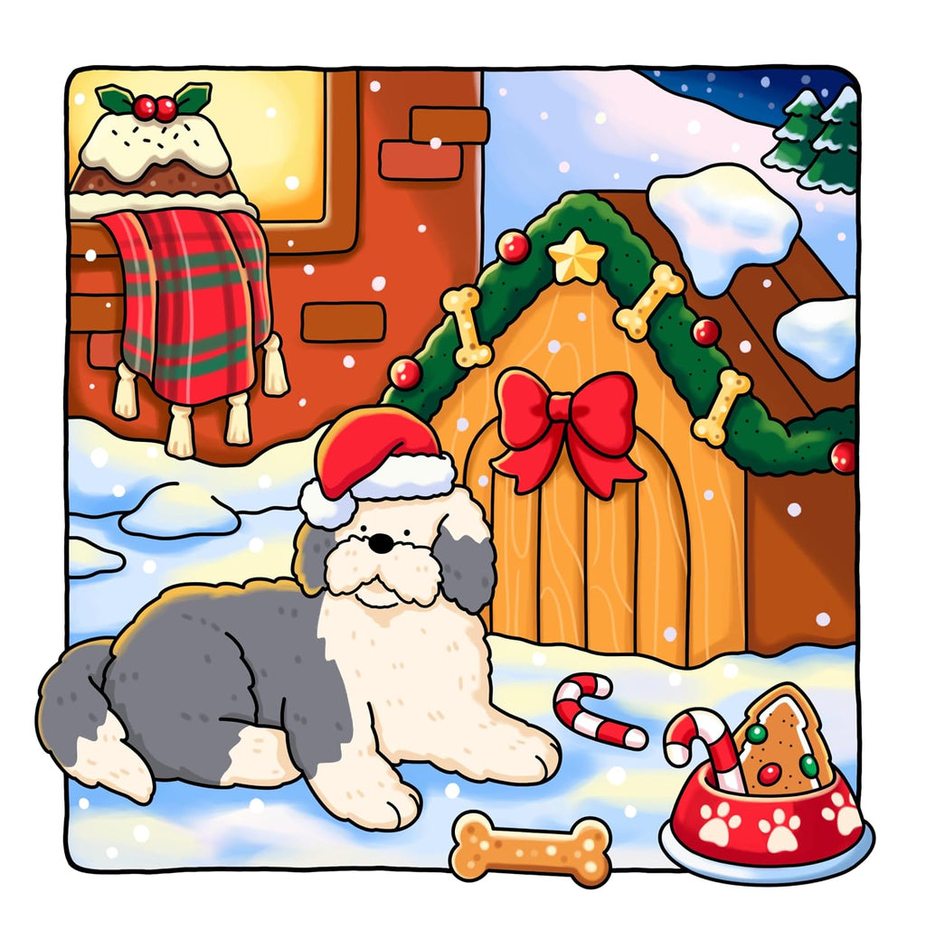 Cozy Christmas: Coloring Book for Adults & Teens with Pet Moments