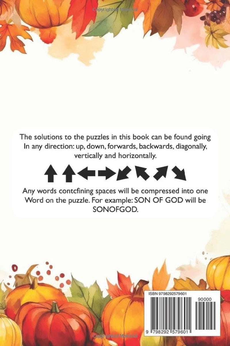 Autumn Word Search Puzzles Large Print: 2100+ Cozy Words, Relaxing Fall Themed Word Find Puzzle Book for Adults, Seniors & Teens, Autumn Word Searches with Solutions