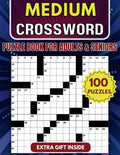 Medium Crossword Puzzle Book for Adults and Seniors - 100 Puzzles: Engaging Challenges to Boost Your Focus and Keep Your Eyes Relaxed for Hours of Fun