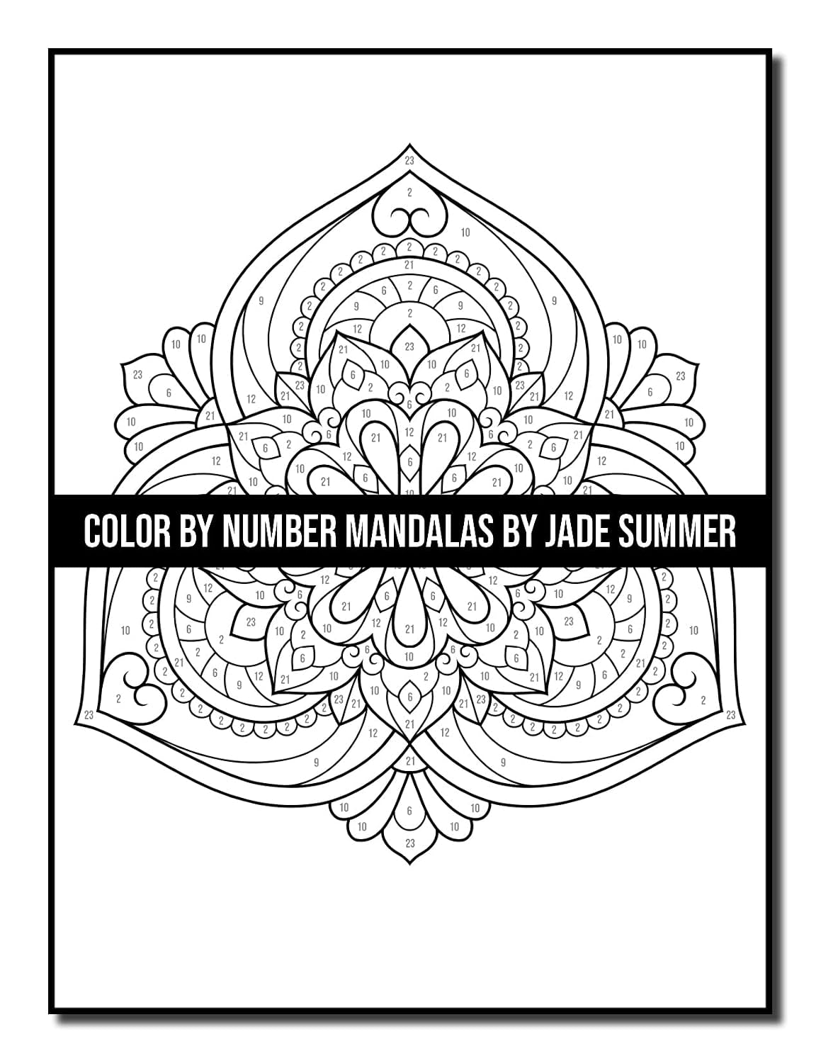 Color by Number Mandalas: an Adult Coloring Book with Fun, Easy, and Relaxing Coloring Pages (Color by Number Coloring Books)