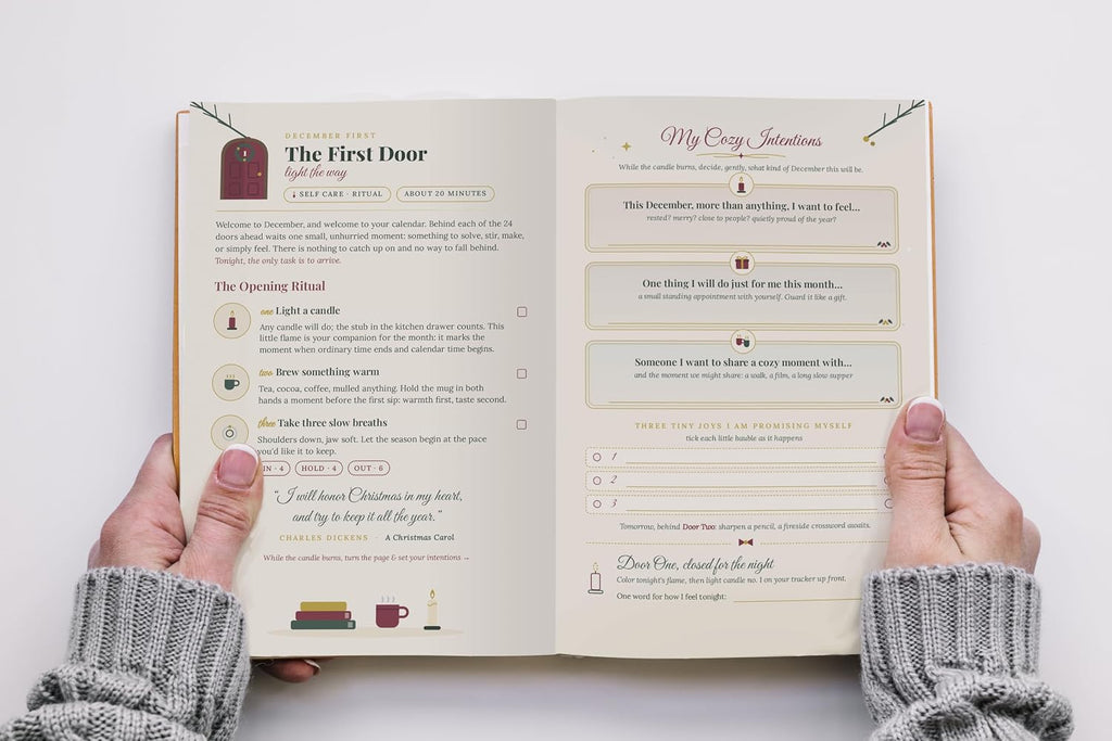 The Cozy Advent Calendar for Adults: Give the Gift of Puzzles, Coloring, Brain Teaser Games, Self-Care, and More. a 24-Day Christmas Activity Book (2026 Christmas Countdown Collection)