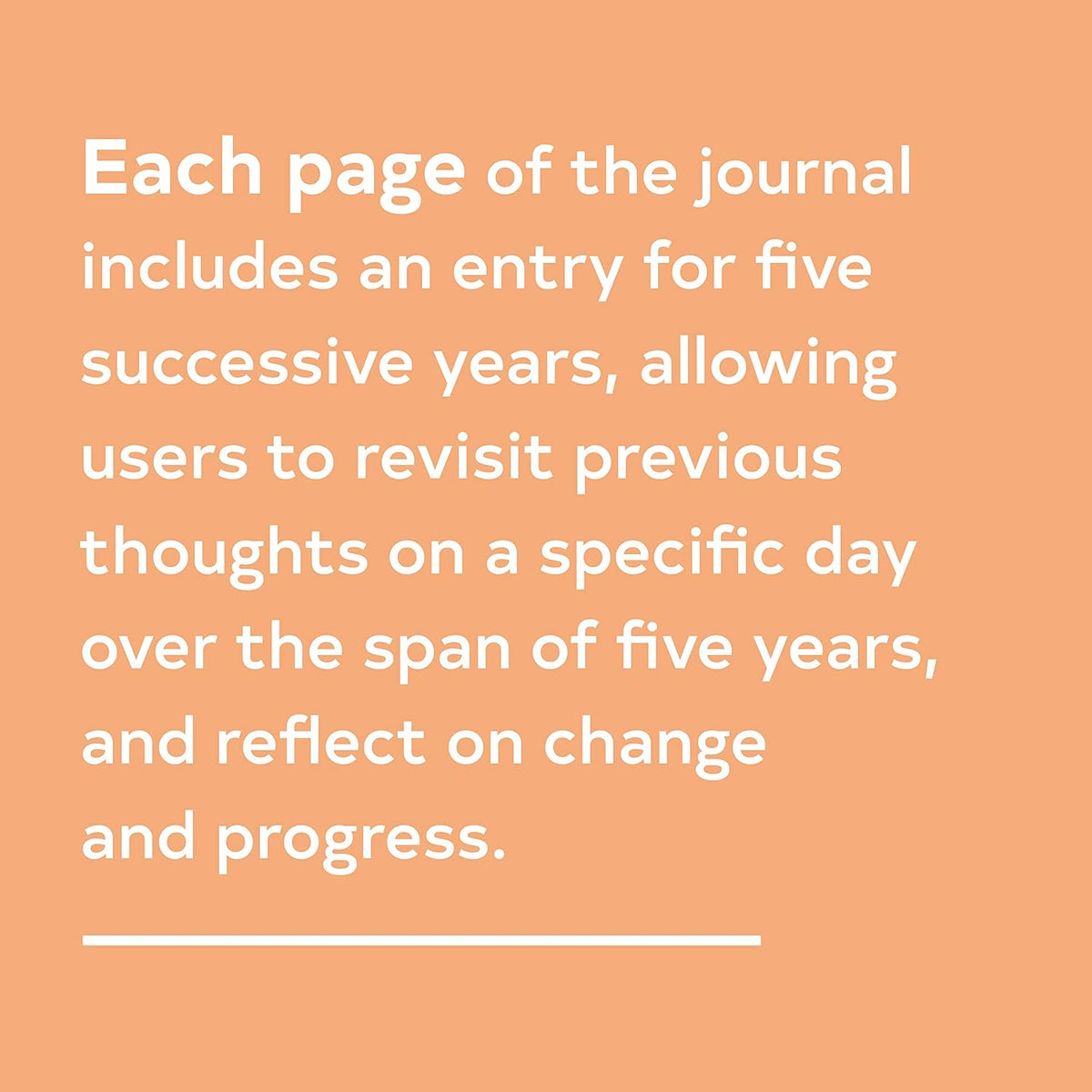 Modern One Line a Day: a Five-Year Memory Book