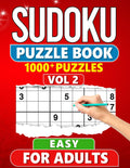 Sudoku Puzzle Book for Adults: 1000+ Easy Level Puzzles with Solutions - Vol 2