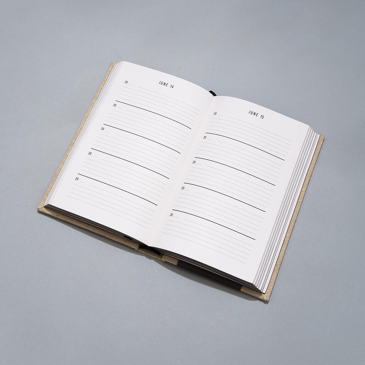Canvas One Line a Day: a Five-Year Memory Book (Yearly Memory Journal and Diary, Natural Canvas Cover)