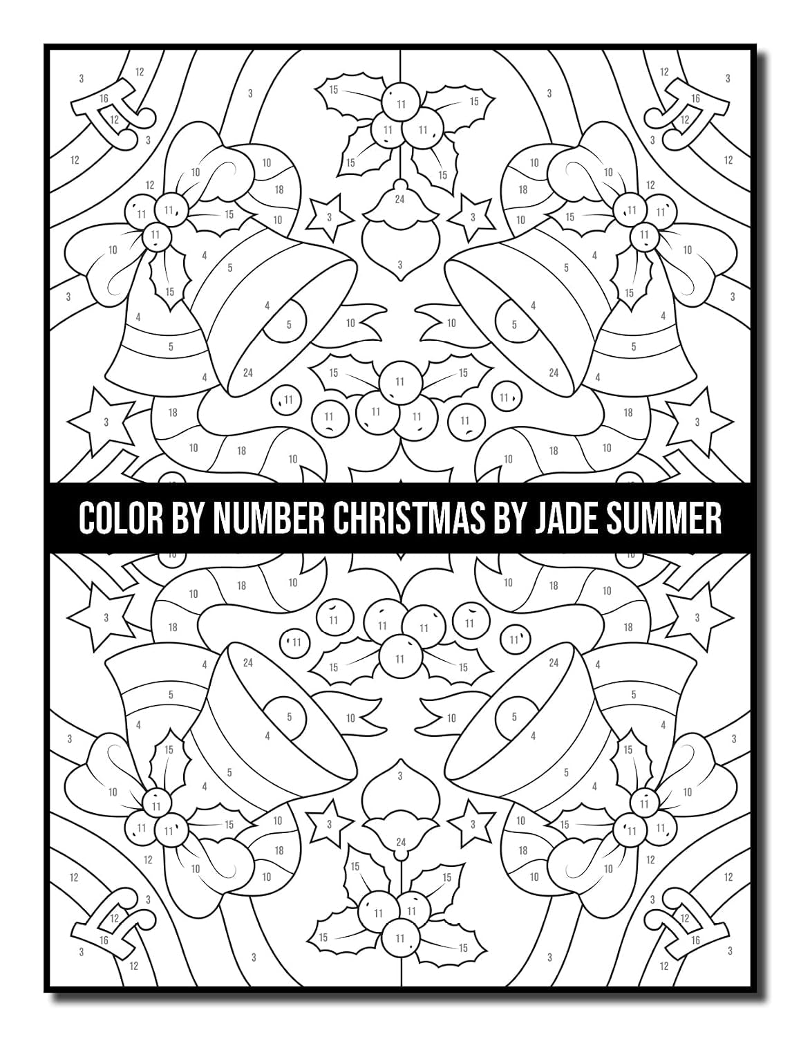 Color by Number Christmas: an Adult Coloring Book with Fun, Easy, and Relaxing Coloring Pages (Color by Number Coloring Books)