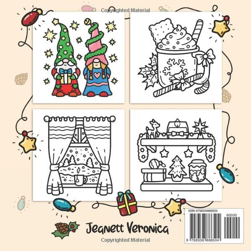 Cozy Girl Christmas Coloring Book: Bold and Easy Designs for Adults & Teens (Cozy Girl Series)