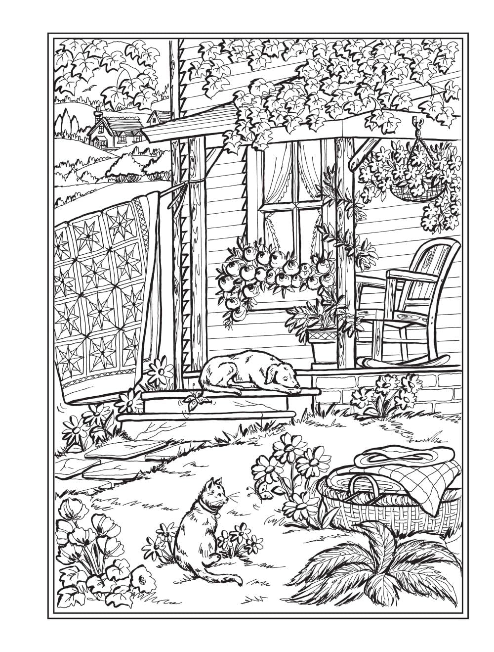 Creative Haven Home Sweet Home Coloring Book (Adult Coloring Books: Calm)