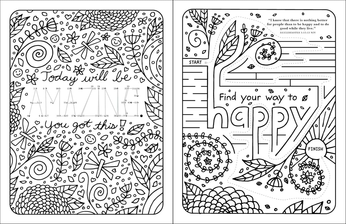 Mind Delights: Good-For-Your-Soul Puzzles and Activities for Adults (Brain Activities and Adult Coloring)