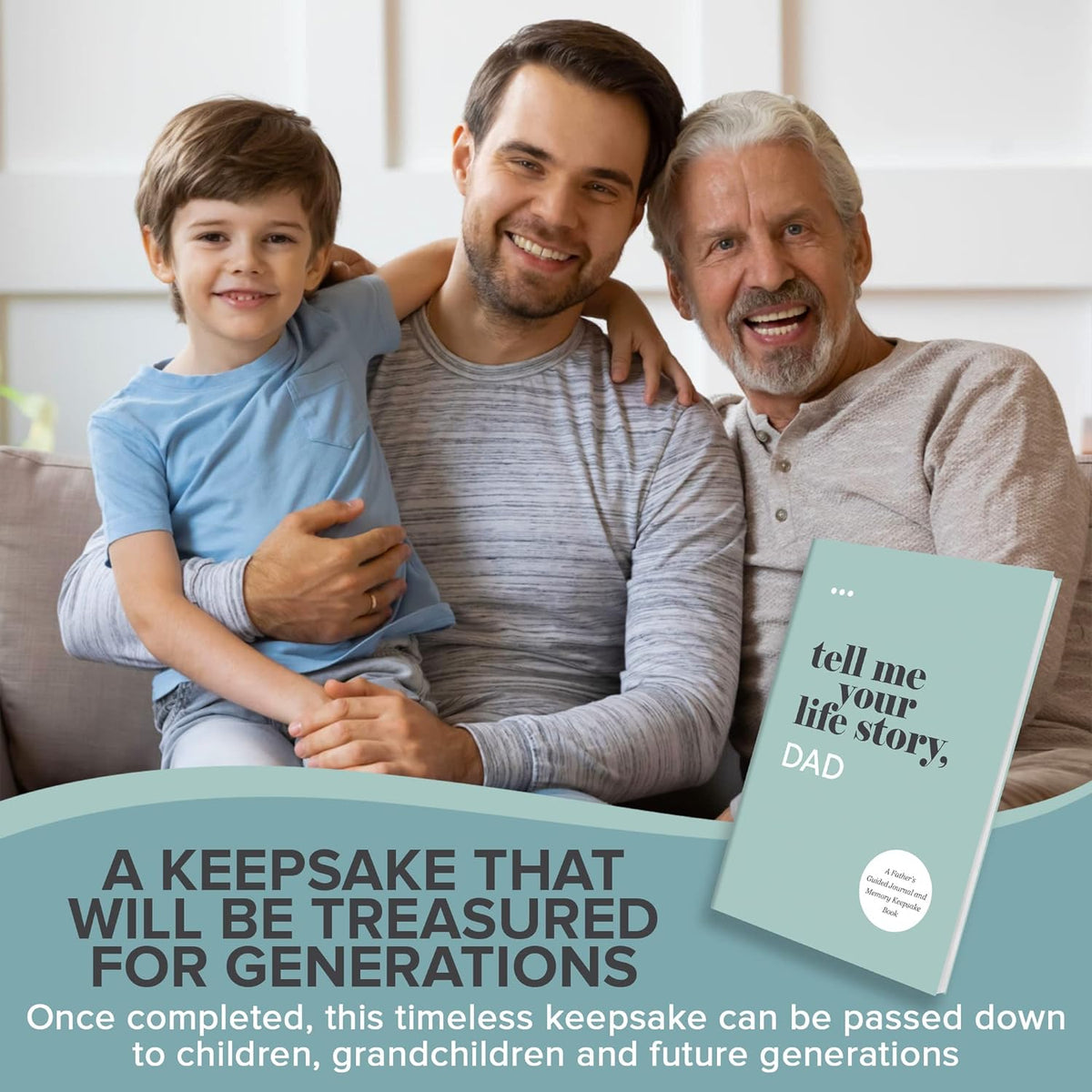 Tell Me Your Life Story, Dad: a Father’S Guided Journal and Memory Keepsake Book (Tell Me Your Life Story® Series Books)