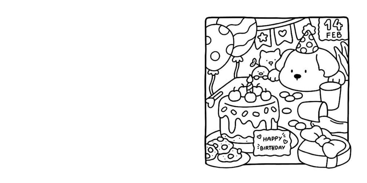 Cozy Cuties: Coloring Book for Adults and Kids (Cozy Spaces Coloring)
