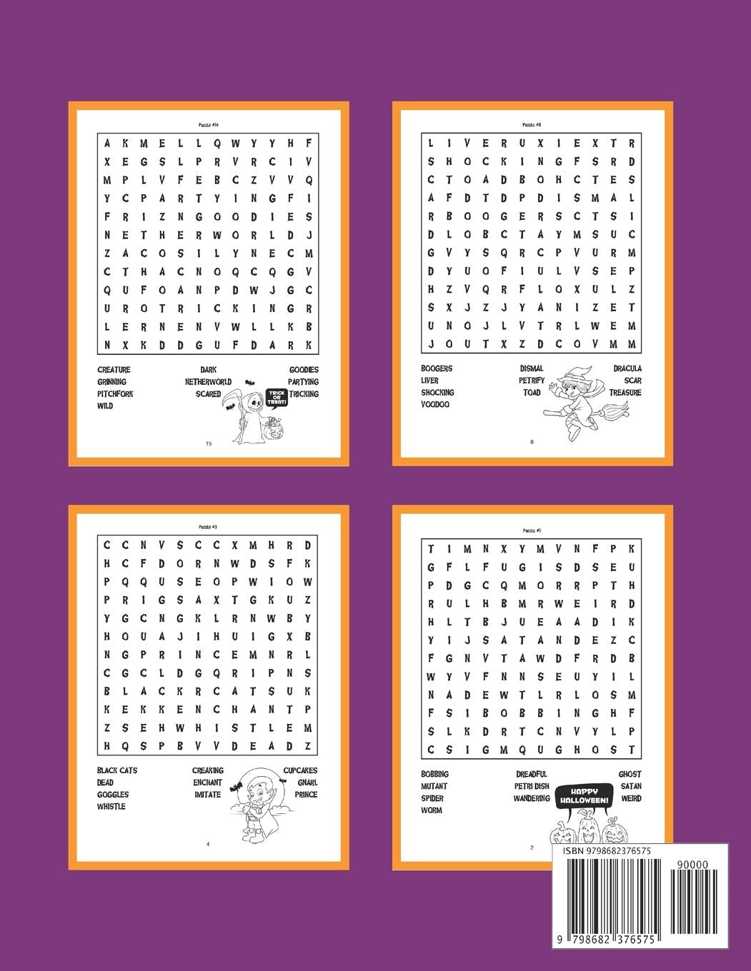 Halloween Word Search: Activity Book for Kids 7-12 Years Old | 40 Word Search with Answers & Coloring | Puzzlebook for Boys and Girls | Large Print 8.5X11 Inches