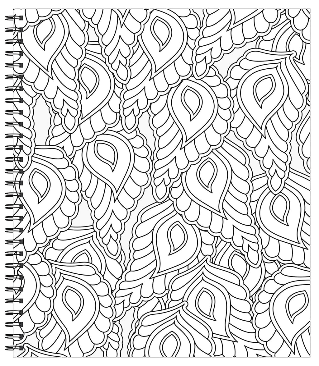 Large Print Easy Color & Frame - Calm (Stress Free Coloring Book)