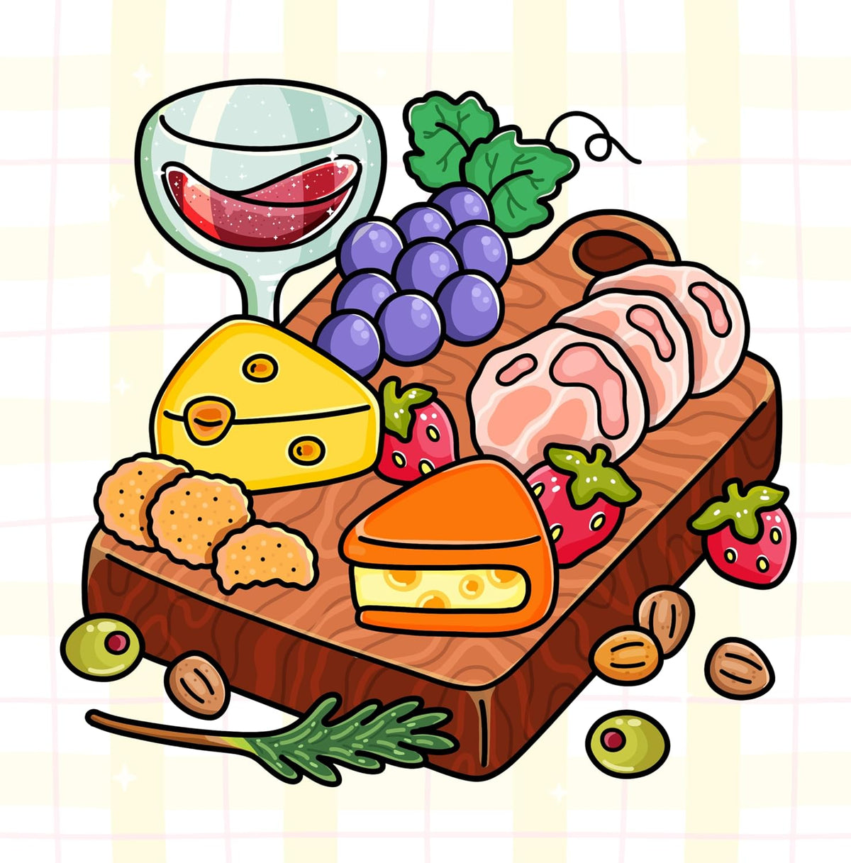 Comfort Food: Bold and Easy Coloring Book for Adults and Teens