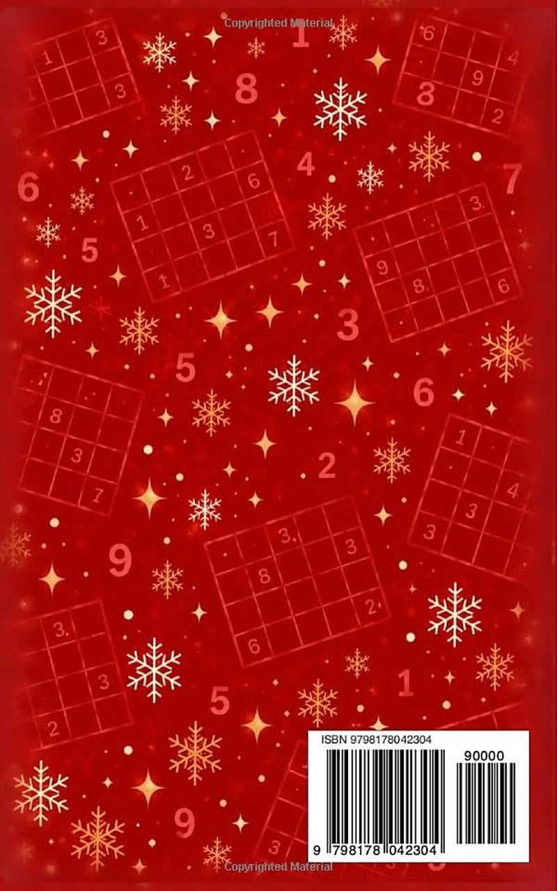 Stocking Stuffers for Adults: Christmas Sudoku: a Fun & Relaxing Holiday Puzzle Book for Men and Women