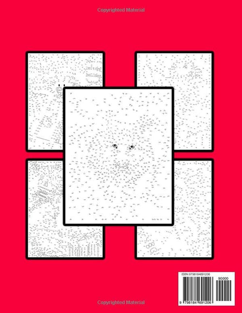 100 Pages Hard Extreme Dot to Dot Puzzle Book for Adults: Challenging Connect-The-Dots Activities to Boost Focus, Memory, and Relaxation