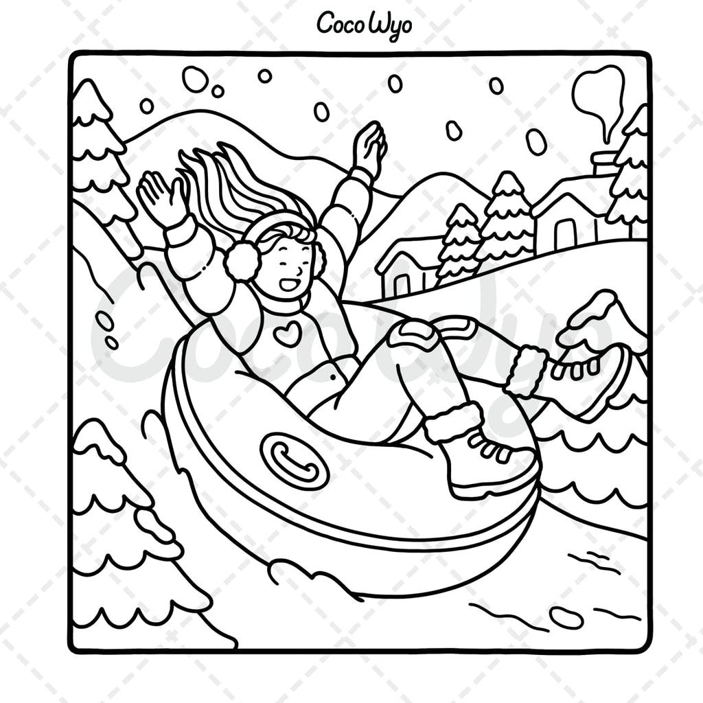 Girl Moments: Coloring Book for Adults and Teens Featuring Cute Cozy Daily Activities for Relaxation (Cozy Spaces Coloring)