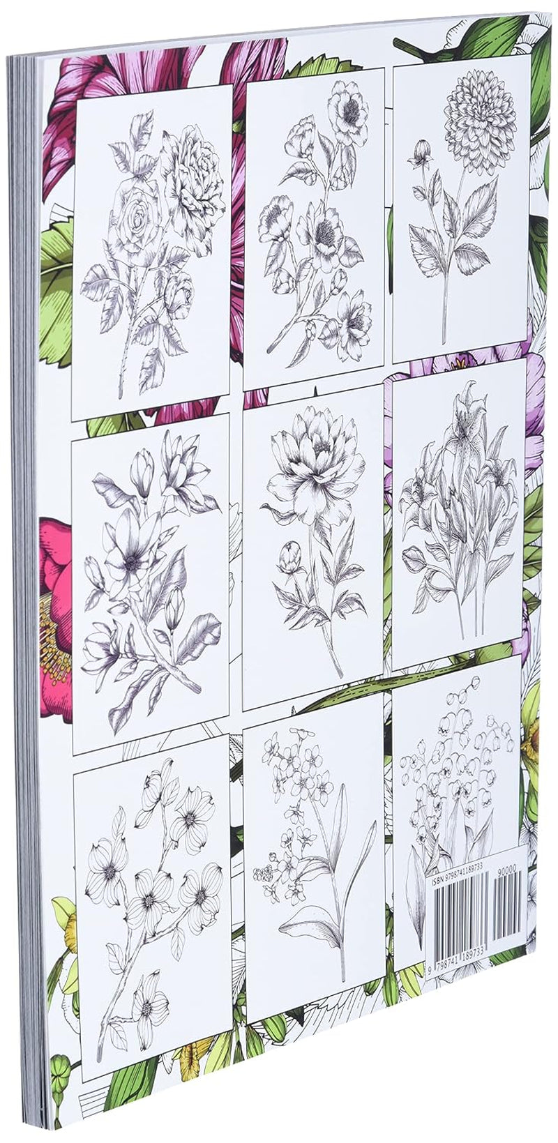 Bloom Adult Coloring Book: Beautiful Flower Garden Patterns and Botanical Floral Prints | over 50 Designs of Relaxing Nature and Plants to Color