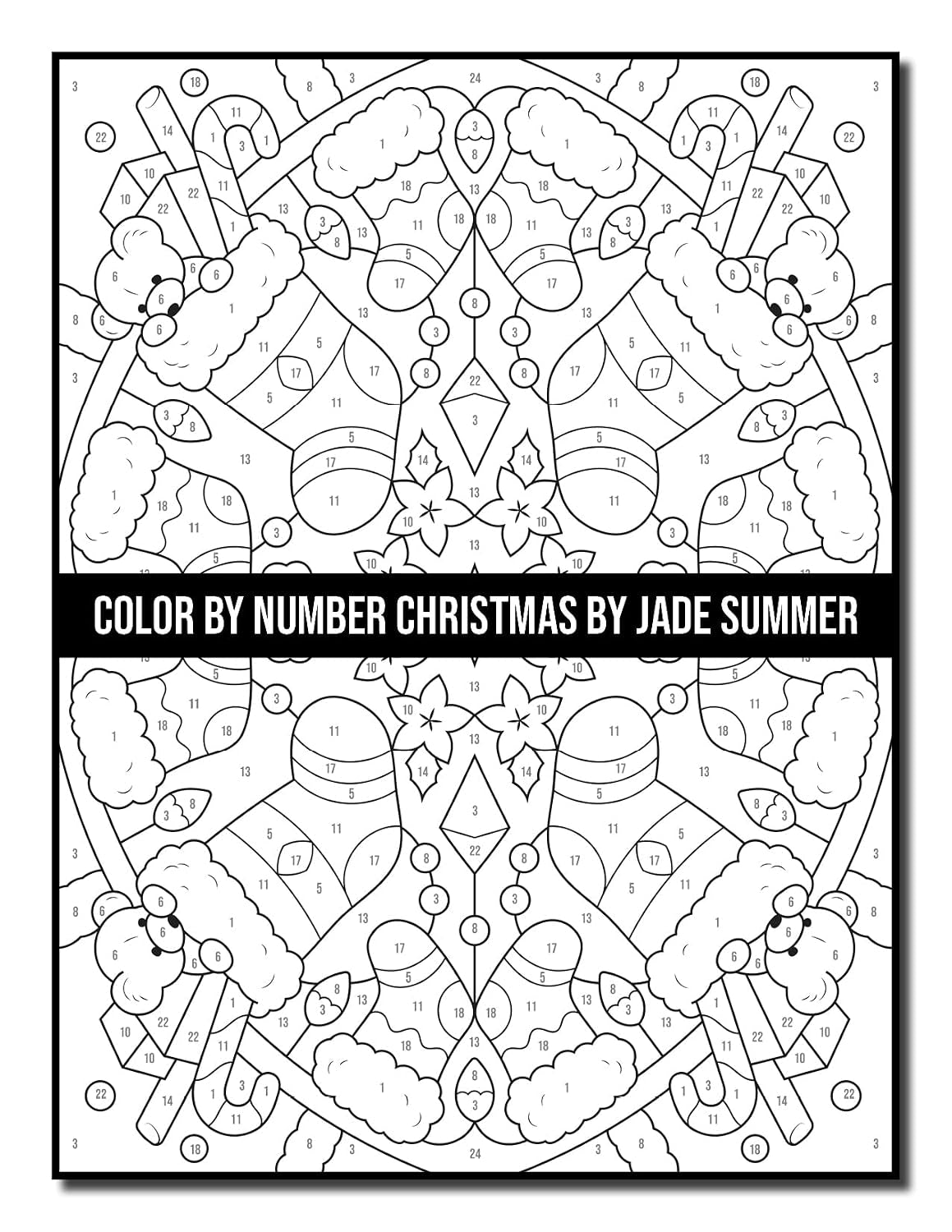 Color by Number Christmas: an Adult Coloring Book with Fun, Easy, and Relaxing Coloring Pages (Color by Number Coloring Books)