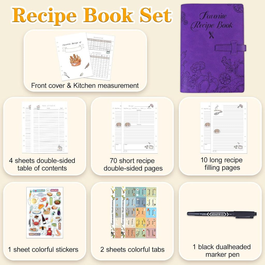 Blank Recipe Book to Write in Your Own Recipes