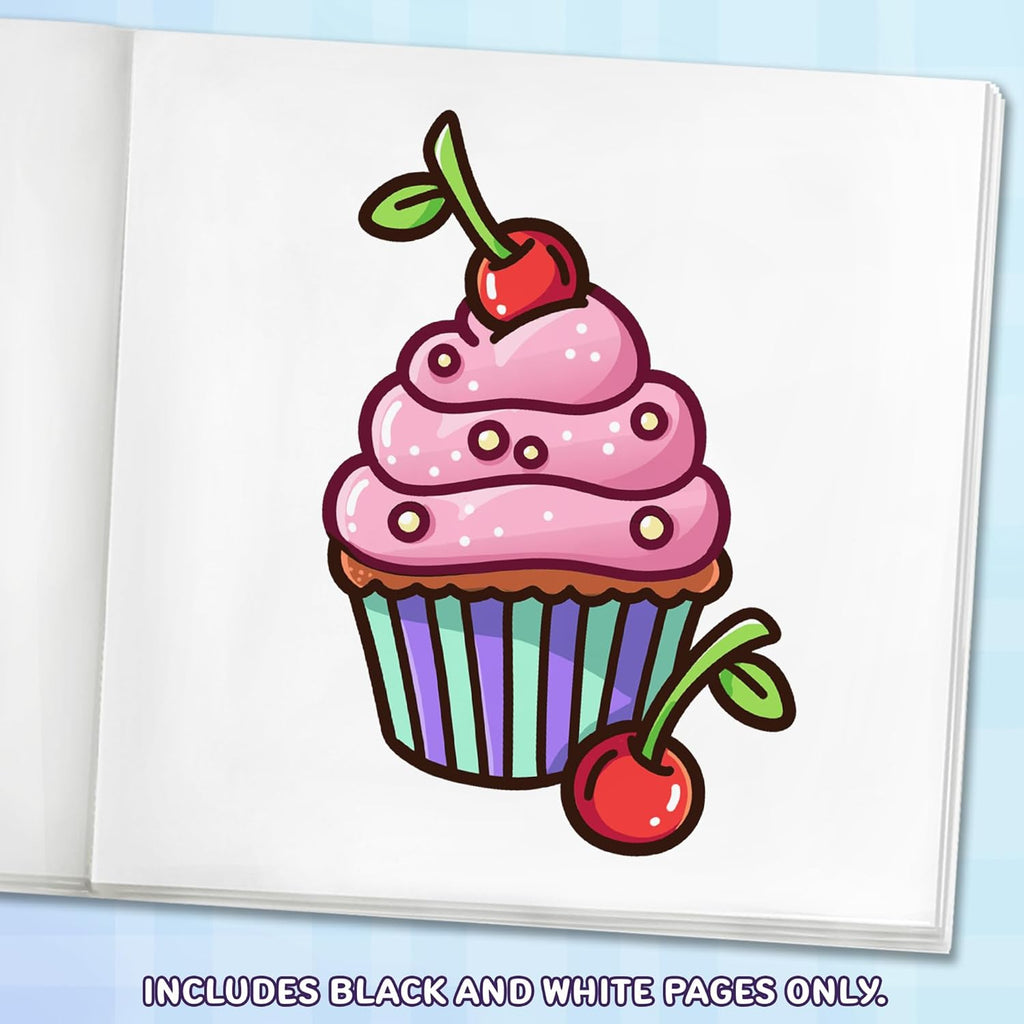 100 Bold Coloring Book: Simple, Easy, and Large Print Designs for Adults and Kids with Animals, Flowers, Food, and More! (Bold and Easy Coloring Books)