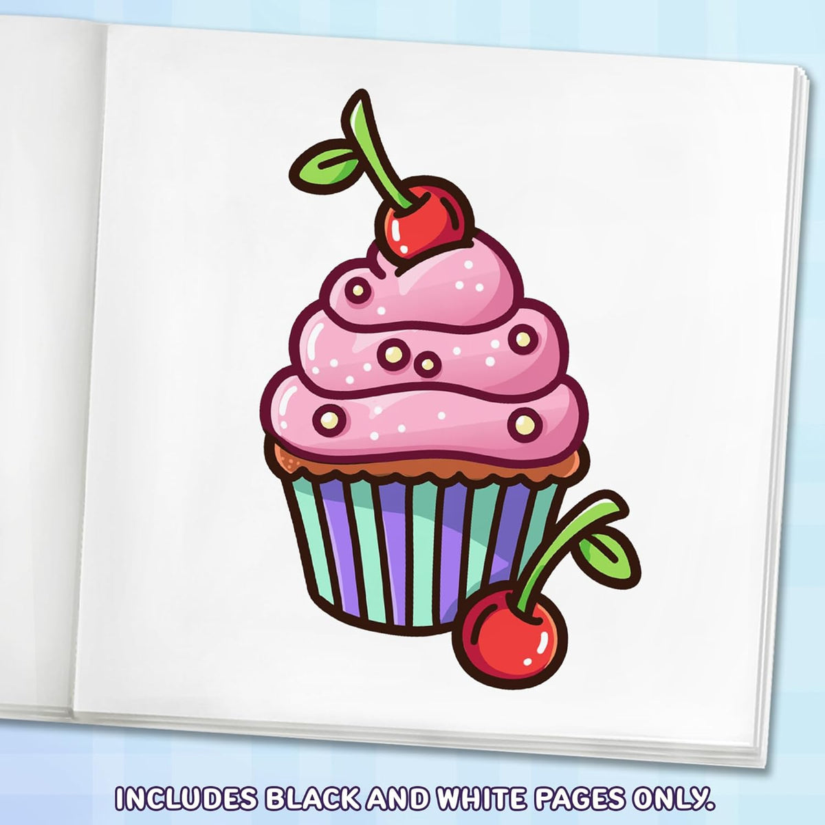 100 Bold Coloring Book: Simple, Easy, and Large Print Designs for Adults and Kids with Animals, Flowers, Food, and More! (Bold and Easy Coloring Books)