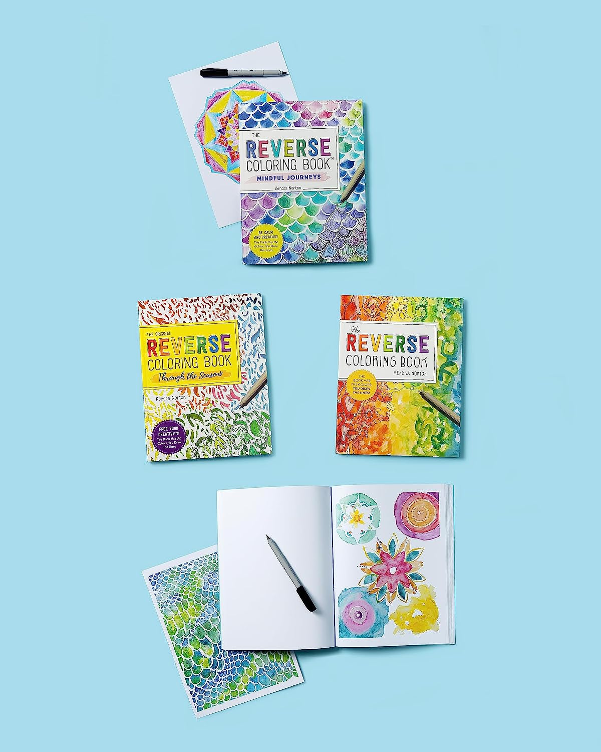 The Reverse Coloring Book™: the Book Has the Colors, You Draw the Lines!