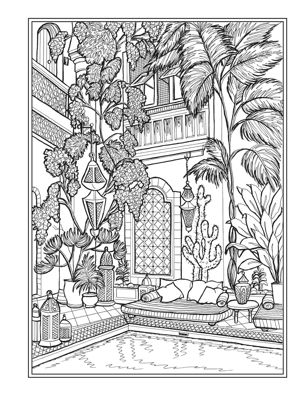 Creative Haven Wish You Were Here! Coloring Book (Adult Coloring Books: World & Travel)