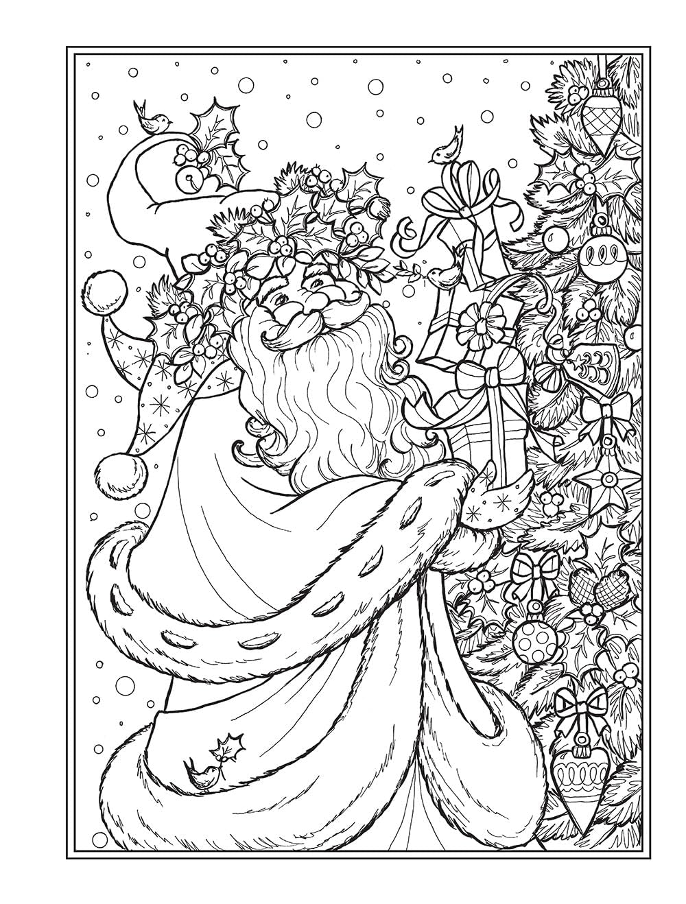 Creative Haven Enchanted Christmas Coloring Book (Adult Coloring Books: Christmas)