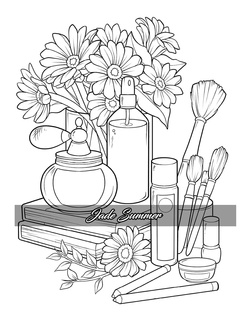 Stress Relief: Adult Coloring Book with Animals, Flowers, Fantasy, and More for Mindfulness and Relaxation