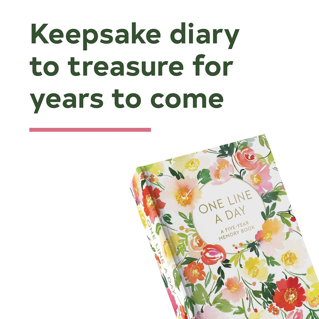 Floral One Line a Day: a Five-Year Memory Book