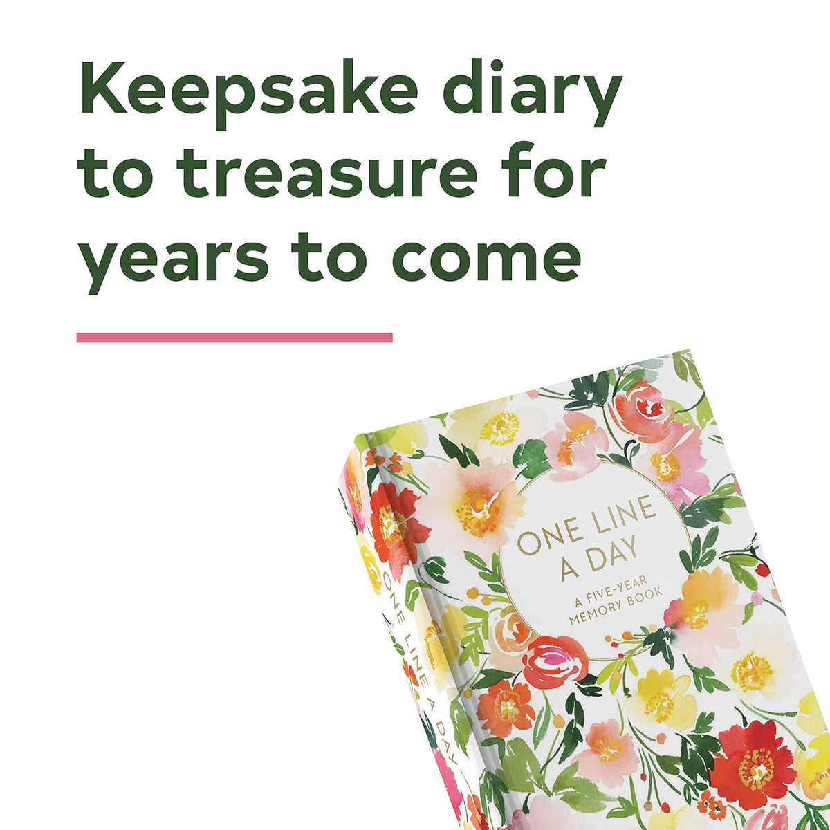 Floral One Line a Day: a Five-Year Memory Book