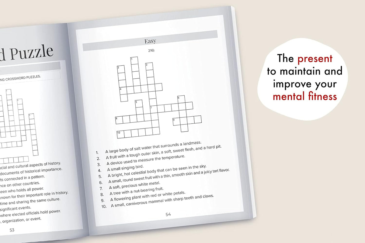 Memory Games for Seniors: a Large Print XXL Puzzle Activity Book with 501 Exciting and Funny Brain Exercises to Increase Cognitive Abilities [The Smart Senior Adult'S Gift]