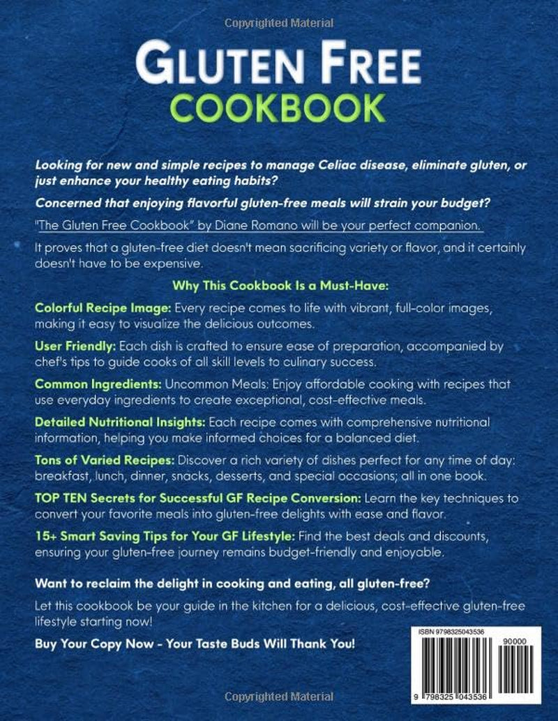 Gluten Free Cookbook: 2000 Days of Easy and Flavorful Recipes to Manage Celiac Disease, Cut Gluten, or Simply for Healthy Eating (Gluten-Free Ideas)