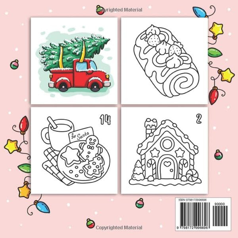 Advent Calendar Vol. 3 Christmas Coloring Book: 25 Bold and Easy Holiday Designs for Relaxing Daily Countdown | Bonus Pages Included | Fun for Adults and Kids
