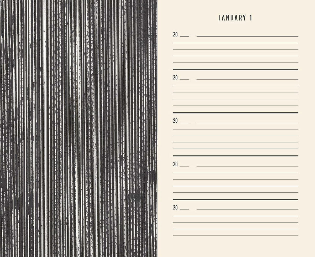 Canvas One Line a Day: a Five-Year Memory Book (Yearly Memory Journal and Diary, Natural Canvas Cover)