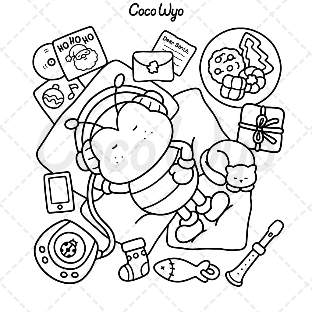 Comfy Days: Coloring Book for Adults and Teens Featuring Super Cute Animal Characters in Cozy Hygge Moments for Relaxation (Cozy Spaces Coloring)