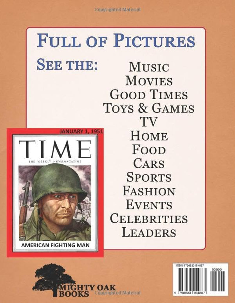 Memories: Memory Lane 1950S for Seniors with Dementia (USA Edition) [In Color, Large Print Picture Book] (Reminiscence Books)